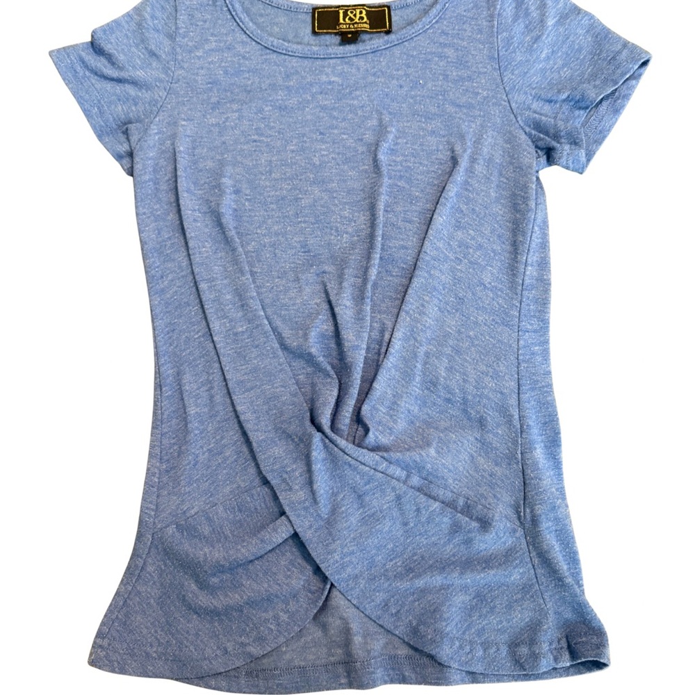 L&B Blue Short Sleeve Kids Tee